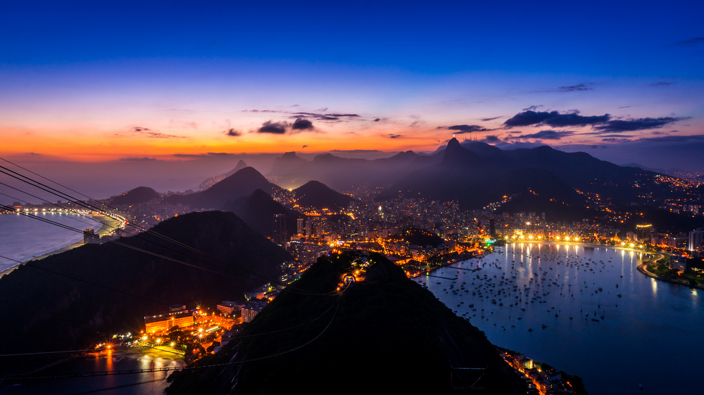 Rio at night